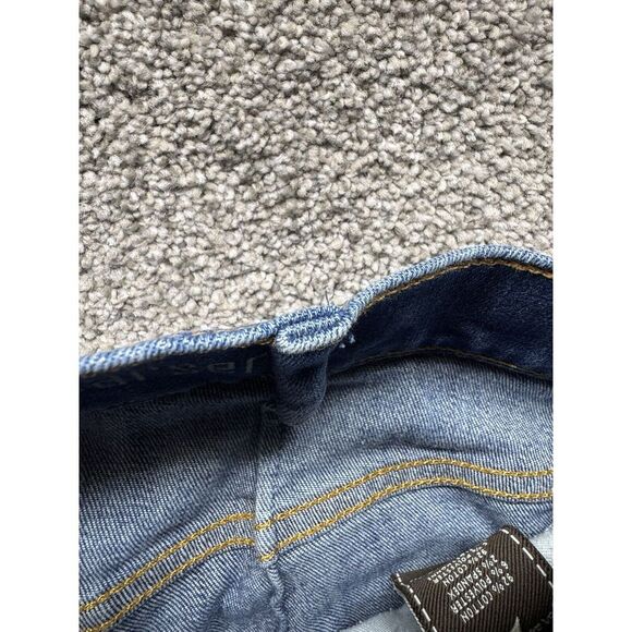 7 For All Mankind Jeans Mens Size 36 x 332 Distressed Carsen Straight Leg Denim - Picture 12 of 14